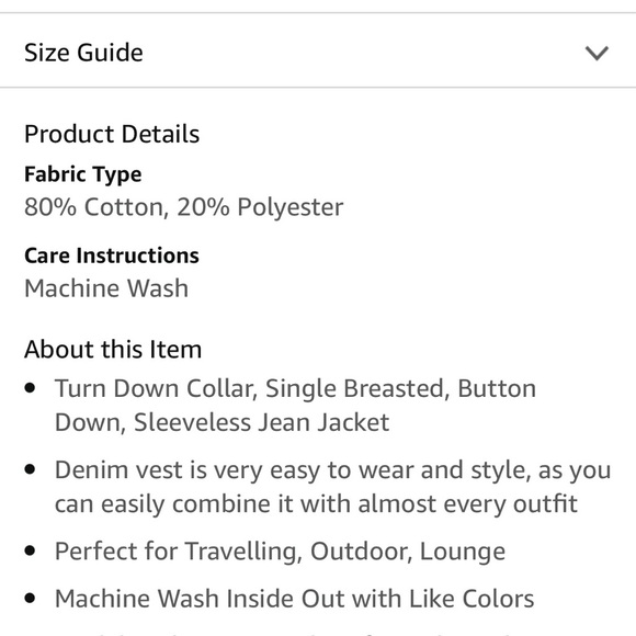 ALLEGRA K Button Up Jean Vest - Picture 4 of 4